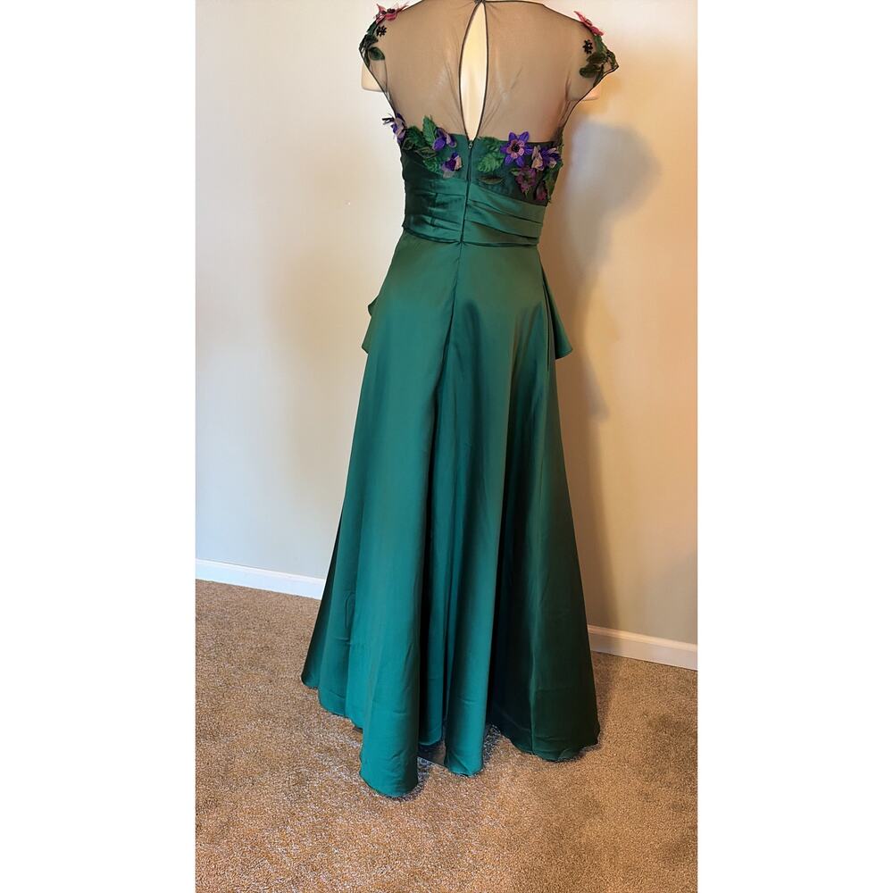 Floral Marchesa Dress - Picture 3 of 11
